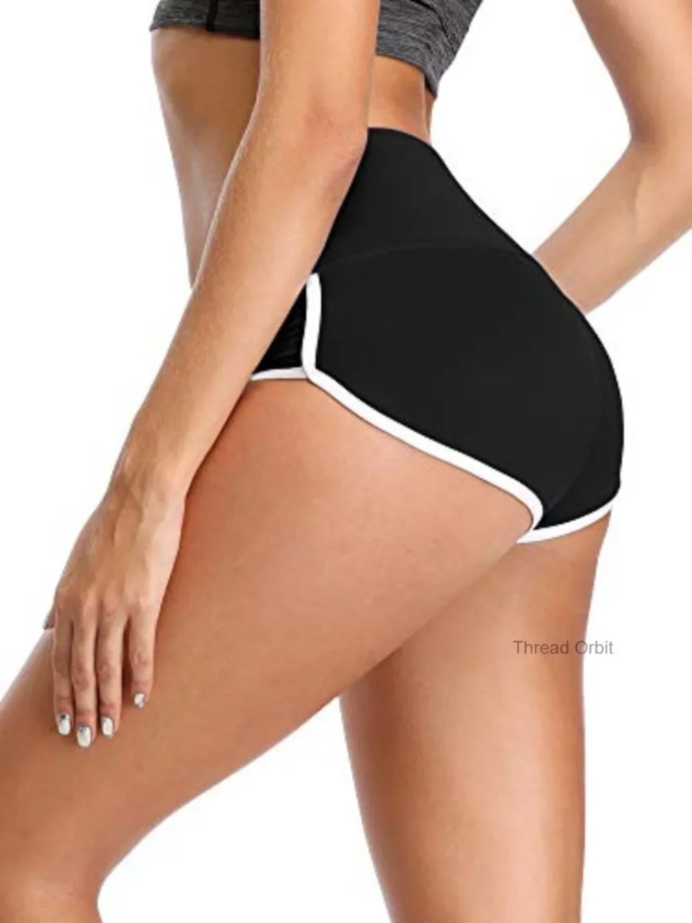 Women's High Stretch Quick Dry Athletic Shorts with Hidden Pocket